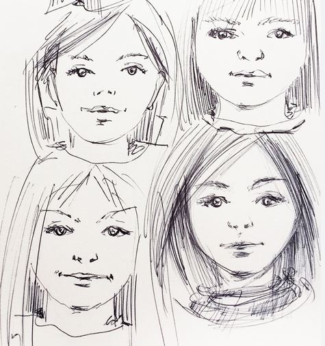 Les bases du visage d'enfant