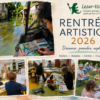 affiche de présentation des activités artistiques et des ateliers de pratiques du dessin